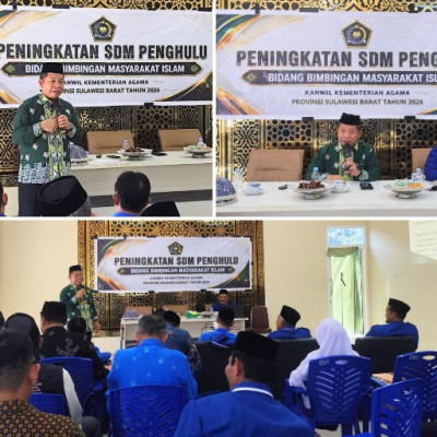 Kabid Bimas Islam Kanwil Kemenag Sulbar: Penghulu adalah Penjaga Ketahanan Keluarga dan Fondasi Bangsa