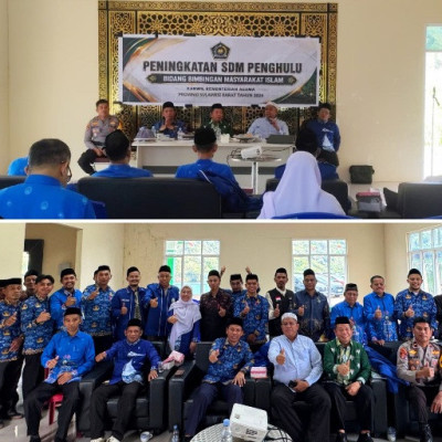 Plt. Kasatgaswil Sulbar Ajak Kepala KUA Perkuat Sinergi Cegah Paham IRET dan NVE