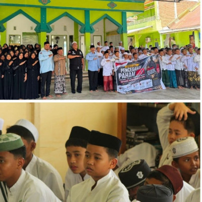 Satgaswil Densus 88 Sulbar dan Kemenag Polman Sosialisasikan Pencegahan IRET dan NVE kepada Santri