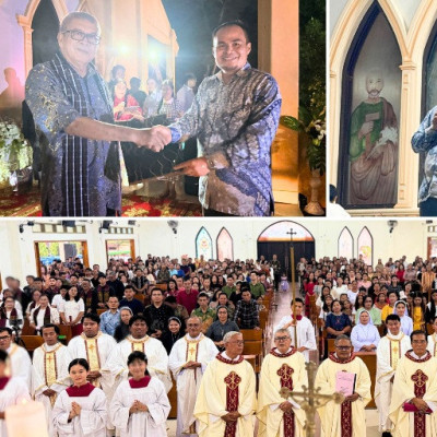 Empat Imam Rayakan 40 Tahun Imamat,  Gereja di Sulawesi Barat Teguhkan Semangat Kesetiaan dan Persaudaraan