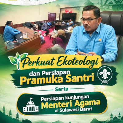 Kanwil Kemenag Sulbar Matangkan Persiapan Pramuka Santri dan Kunjungan Menteri Agama