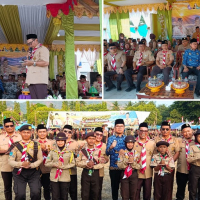 Kemah Mahabbah Pandu Maarif NU di Majene, Ruang Menumbuhkan Karakter Generasi Emas 2045