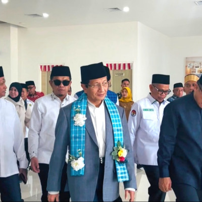 Menteri Agama Nasaruddin Umar Tiba di Bumi Manakarra