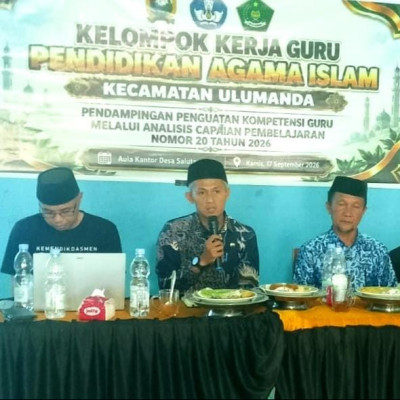 Semangat Kemenag Berdampak, Kasi PAI Majene Ajak Guru Agama di Ulumanda Jadi Benteng Moril Siswa