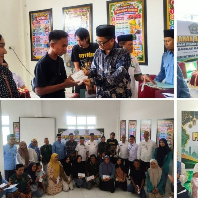 Perkuat Ekonomi Umat, BAZNAS dan Kemenag Polman Salurkan Bantuan Modal Usaha