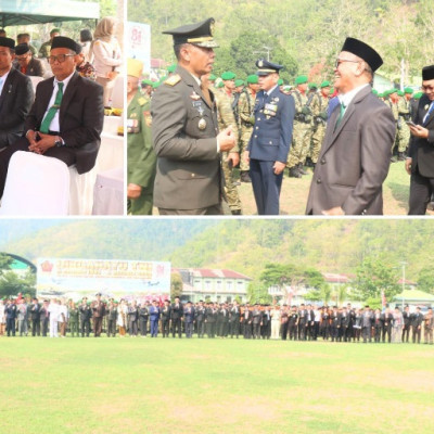 HUT ke-81 TNI, Kakanwil Adnan Hadir di Lapangan Tammajarra