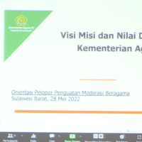 Sekjen Kemenag RI Buka Orientasi Pelopor Penguatan Moderasi Beragama di Polewali Mandar