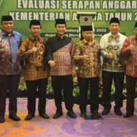 Ka.kanwil Hadiri Rapat Evaluasi Serapan Anggaran